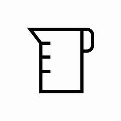 measure glass icon sign vector