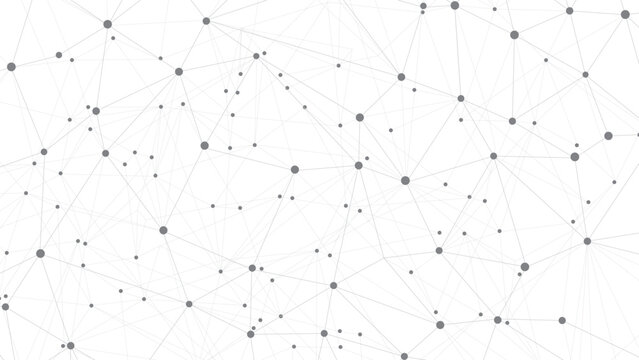 Technology abstract background. Abstract Plexus mesh geometric background. Circles connected by lines. Minimalist mesh backdrop. Abstract polygonal shape.