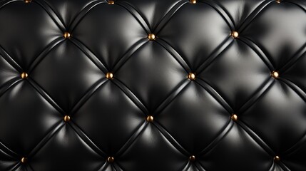 Naklejka premium black leather pattern - background