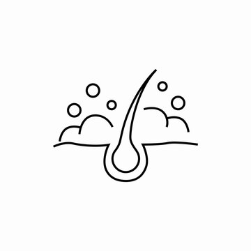 recommend clip art: hair transplant icon sign vector