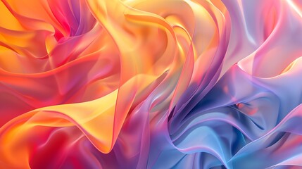 Fototapeta premium Abstract background forming a colorful wavy pattern with lighting effects