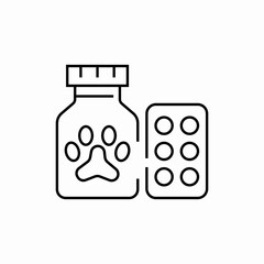 pet medicine icon sign vector