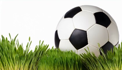 soccer ball on green grass