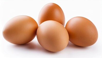 eggs on a white background