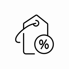 discount promotion icon sign vector