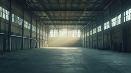 Spacious Industrial Warehouse with Natural Light