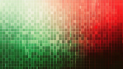 Gradient grid backgrounds Gradient grid design in Christmas colors with a blank area for text, ideal for modern and dynamic holiday presentations
