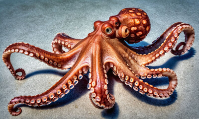 Obraz premium octopus underwater