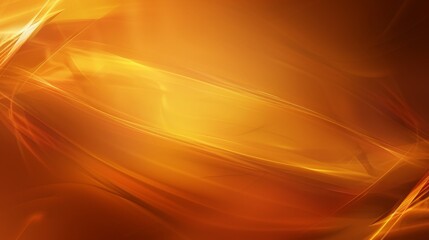 Abstract orange background with smooth lines flowing like silk fabric