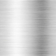 seamless brushed metal texture, smooth surface, light reflections, silver tones