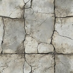 Obraz premium seamless concrete texture with cracked surface