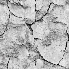 Obraz premium seamless concrete texture with pitted and cracked surface