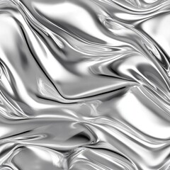 Photo of a seamless polished aluminum texture, glossy surface