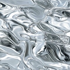 Photo of a seamless polished aluminum texture, glossy surface