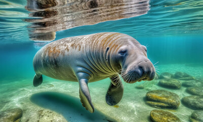 seal in water