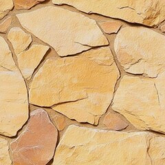 Photo of a seamless texture of golden sandstone