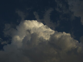 blue sky with clouds