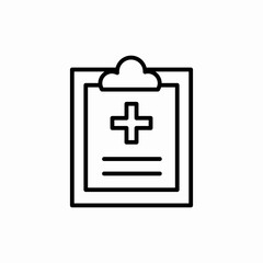 medical result icon sign vector