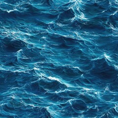 Fototapeta premium Photorealistic seamless texture of deep ocean water