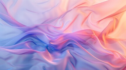 Abstract background with flowing fabric creating waves and sinuous shapes