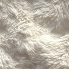 Obraz premium Photorealistic seamless texture of fluffy fur