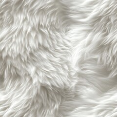 Obraz premium Photorealistic seamless texture of fluffy fur