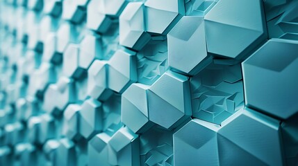 Mesmerizing Abstract Cyan Marble Forms