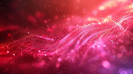 Digital galaxy backgrounds Galaxylike digital patterns in Christmas colors with a blank area for text, perfect for futuristic and visually striking holiday greetings