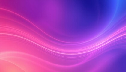 Fototapeta premium a close up of a pink and blue background with a wave, vivid background, soft vibrant colors, simple background, solid color background, soft purple glow, glowing purple