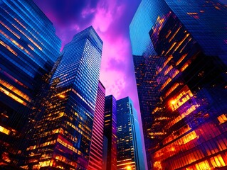 Cityscape at Dusk