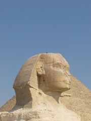 sphinx and pyramid