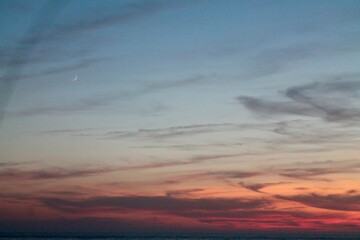 Obraz premium Porto Covo depois do sol se por