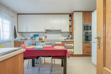  In many kitchens, larger size includes a table with casual chairs