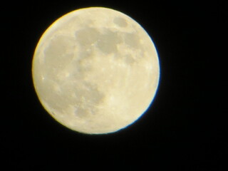 moon in the night sky