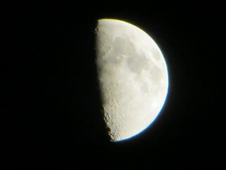 moon in the night sky