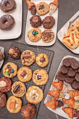 The cookies are then shaped and baked until golden and crispy