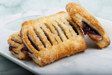Fresh Blueberry Strudel