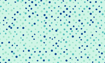 Abstract polka dot pattern with geometric circles, perfect for seamless textile prints, wallpaper, or modern poster backgrounds. A trendy and creative vector design.