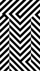 Black and white zigzag pattern