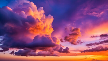 purple and orange clouds during sunset