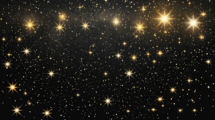 A mesmerizing field of shimmering stars in a vast night sky.