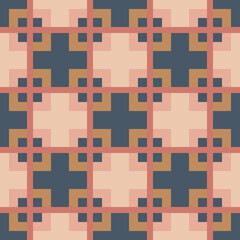 Abstrakcyjny geometryczny wzór. Bezszwowe wektorowe tło. Kolorowa tekstura. © Monika