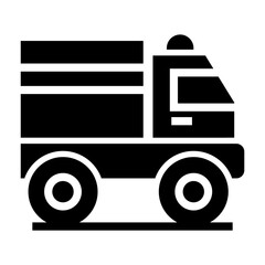 delivery truck Solid icon