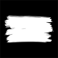 Brush Stroke Vector on Black background