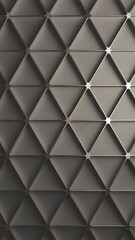 Fototapeta premium Exquisite backdrop marrying modern minimalism with metallic allure. Featuring round triangles, it exudes geometric sophistication and understated charm for wallpaper, banner, background, landing page