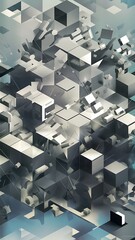 Modern oil painting in the room