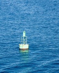 Green Buoy at the Tip of Paradise Island, Bahamas