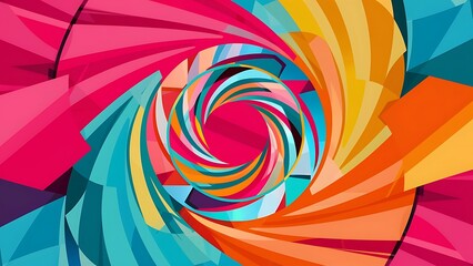 Fototapeta premium Abstract colorful background. Vector.