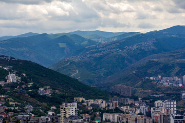 Panorama view of the city of Tbilisi, Georgia