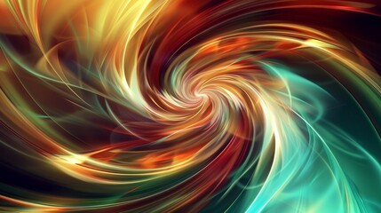 Wallpaper Abstract colorful design forming a vortex, perfect for a digital wallpaper